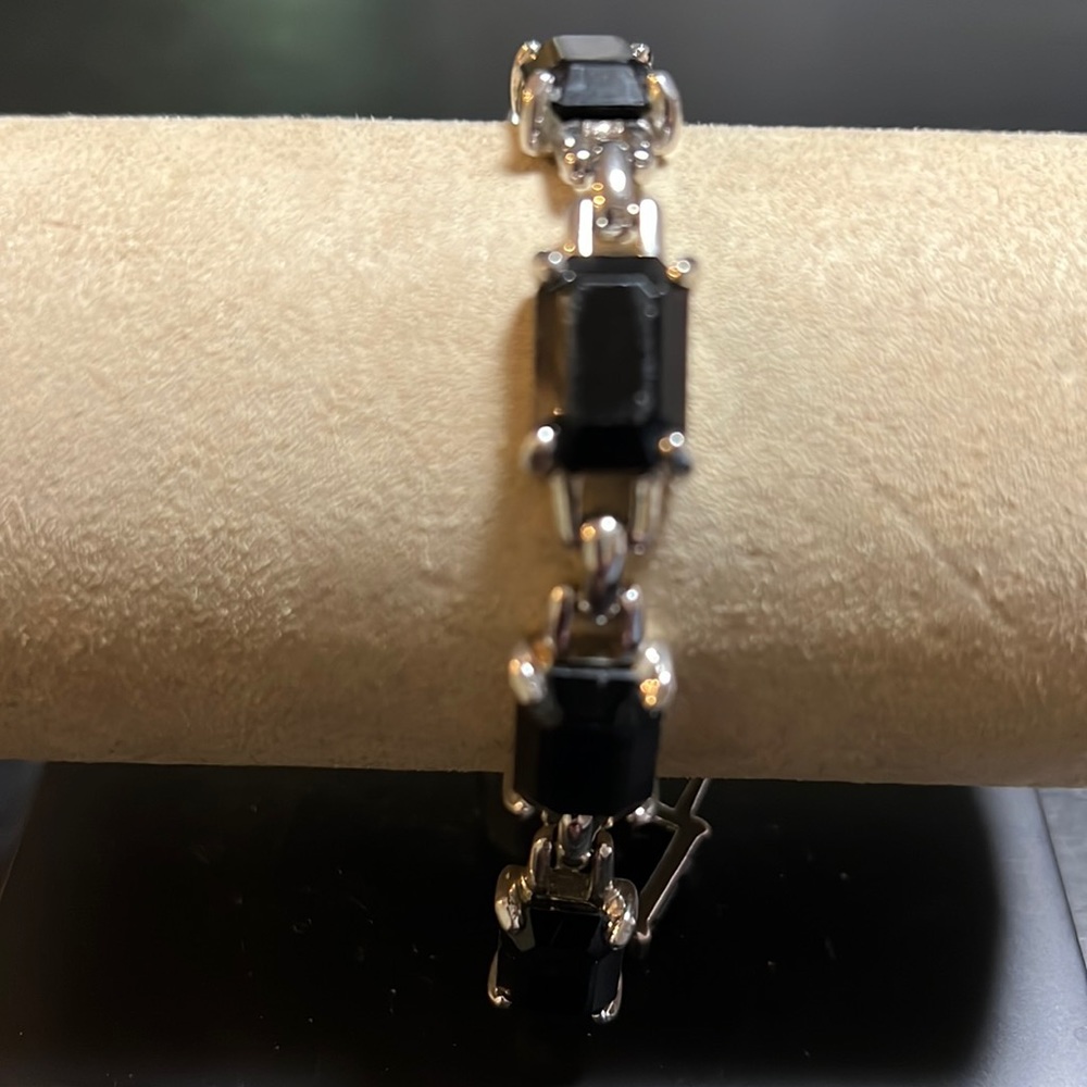 Swarovski black crystal bracelet